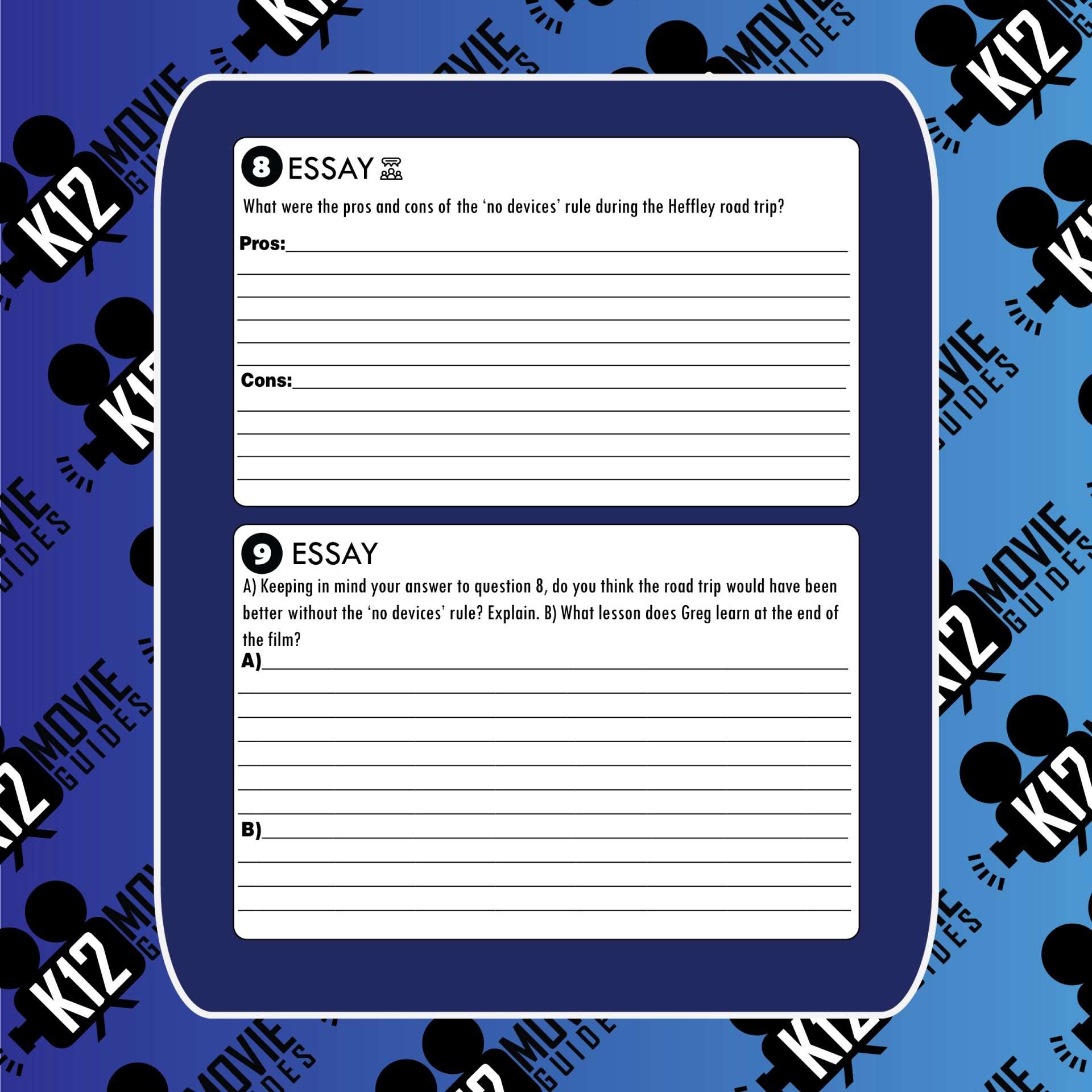 Diary of a Wimpy Kid - The Long Haul Movie Viewing Guide (PG - 2017) Sample