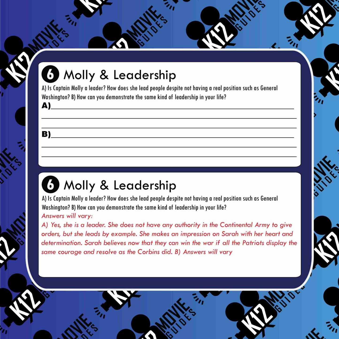 Liberty's Kids | Captain Molly Episode 17 (E17) - Movie Guide | Worksheet Free Sample