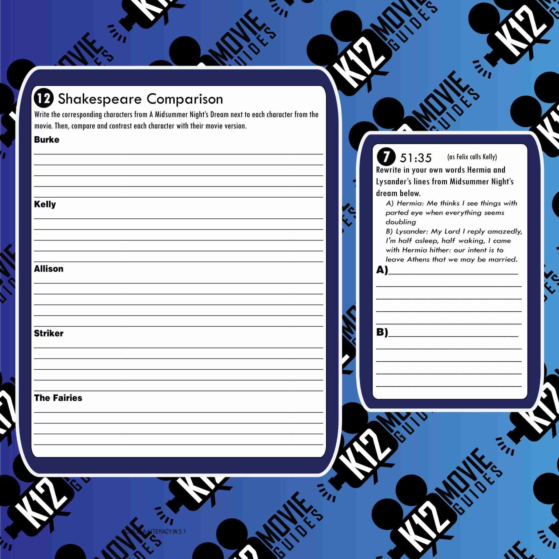 Get Over It Movie Guide | Questions | Worksheet | Google Slides (PG13 - 2001) Sample