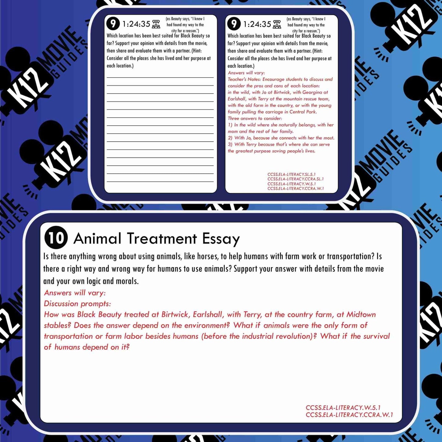 Black Beauty Movie Guide | Worksheet | Questions | Google Form (PG - 2020) Free Sample