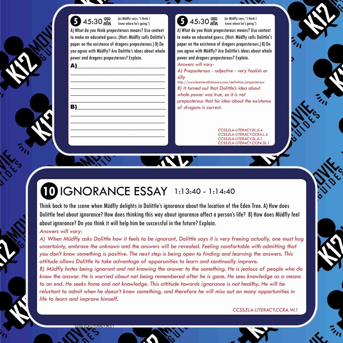 Dolittle Movie Guide | Questions | Worksheet (PG - 2020) Free Sample