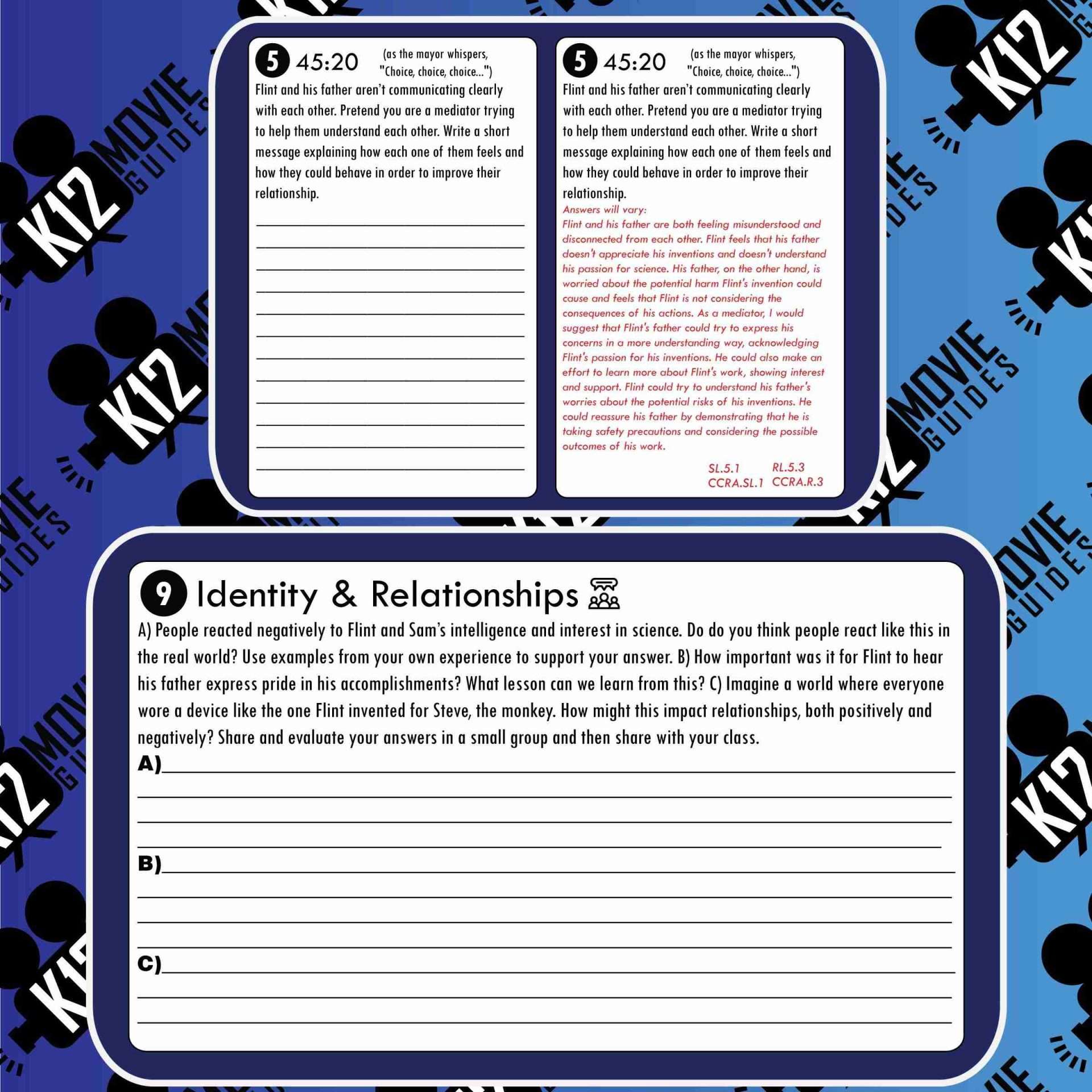 Cloudy with a Chance of Meatballs Movie Guide | Relationships (PG - 2009) Sample