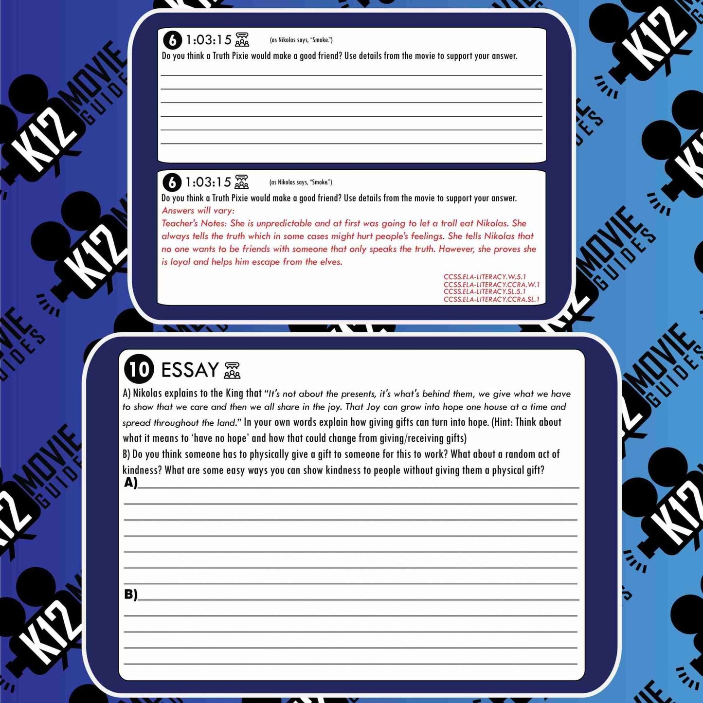 A Boy Called Christmas Movie Guide | Worksheet | Questions | Google Slides (PG - 2021) Cover