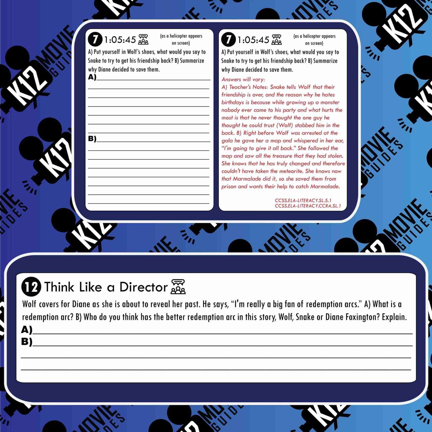 Bad Guys Movie Guide | Worksheet | Questions | Google Slides (PG - 2022) Sample