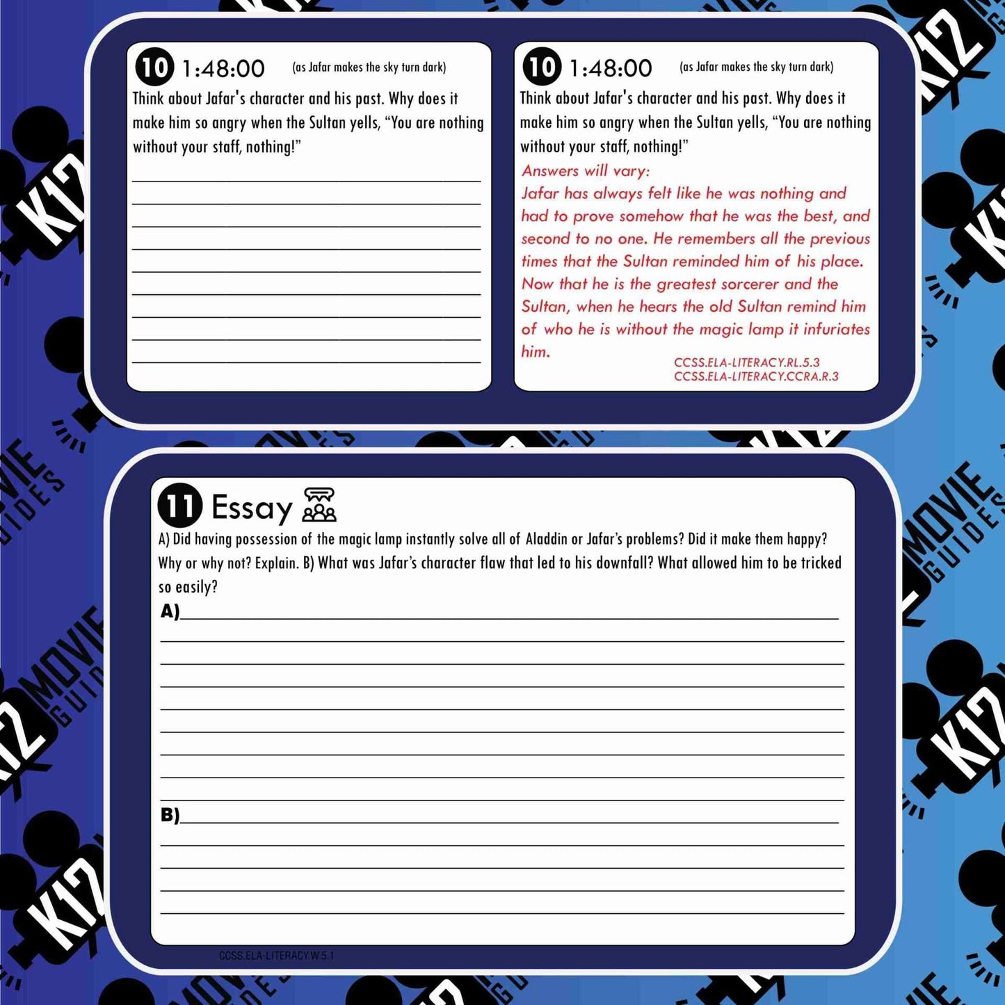 Aladdin Movie Guide | Questions | Worksheet | Google Form (PG - 2019) Free Sample