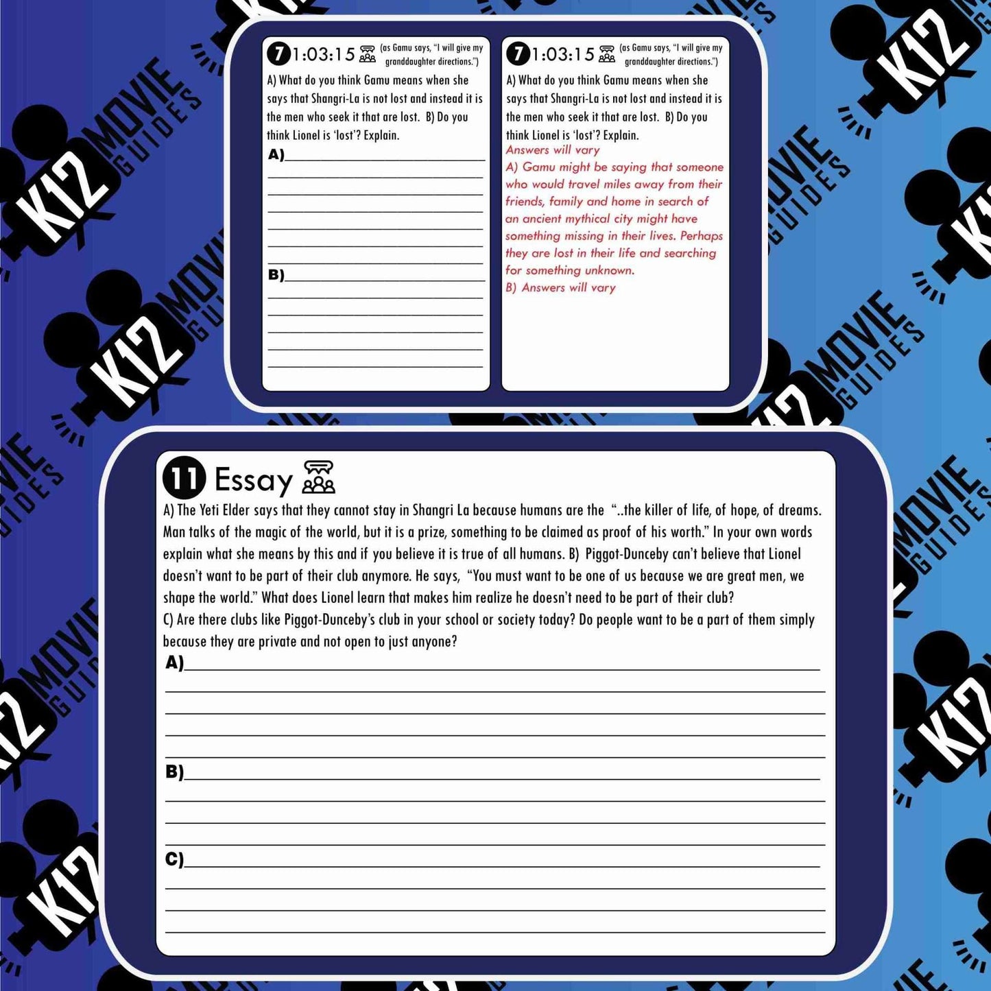 Missing Link Movie Guide | Questions | Worksheet (PG - 2019) Free Sample