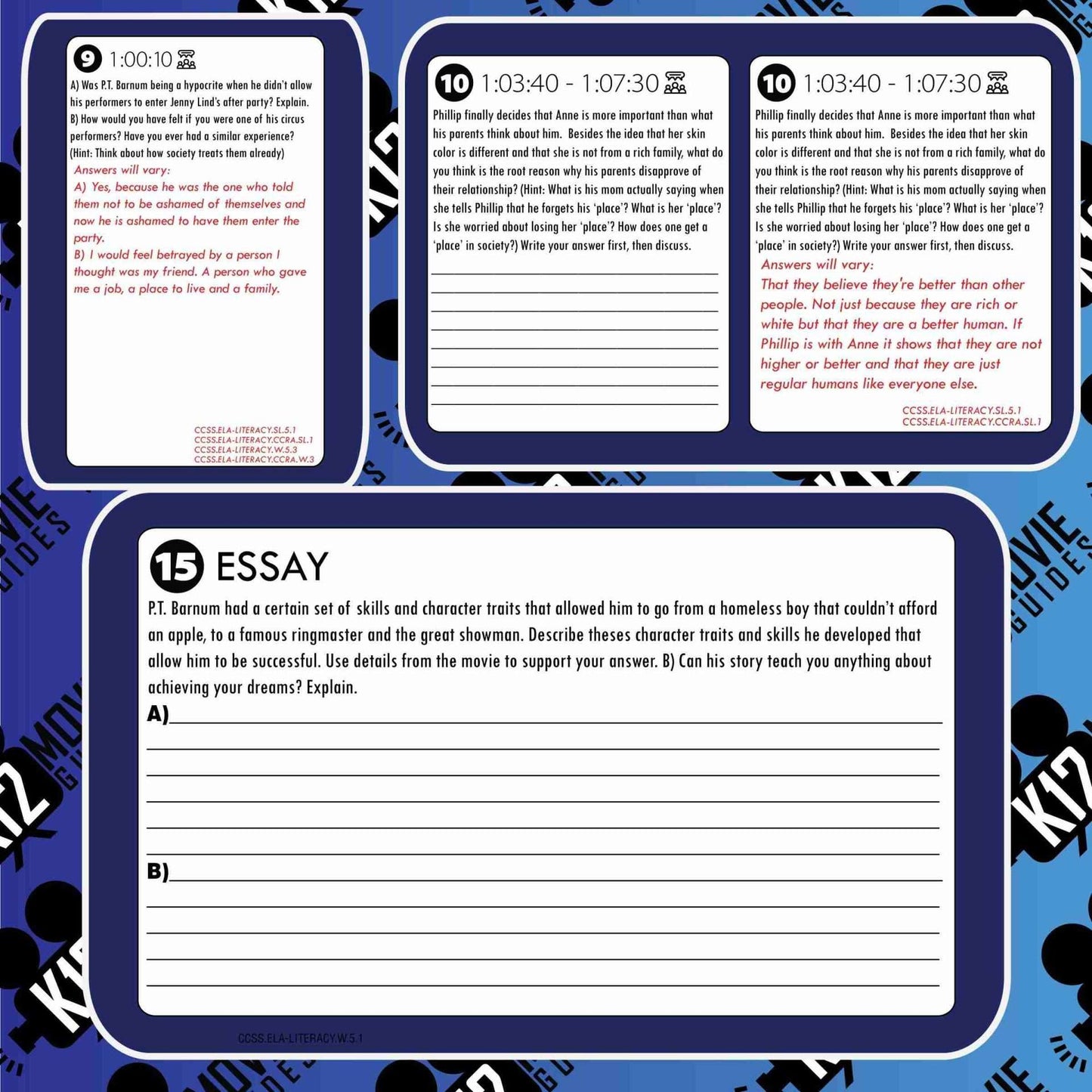 The Greatest Showman Movie Guide | Questions | Worksheet (PG - 2017) Free Sample