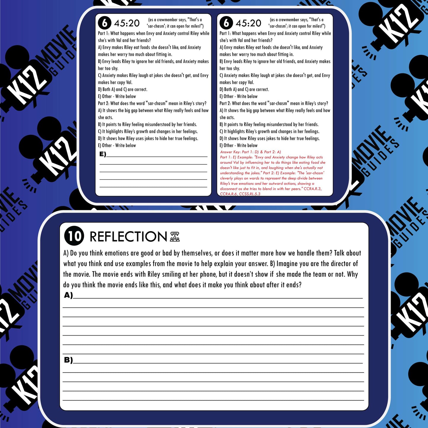 Inside Out 2 Movie Guide Substitute Version Sample