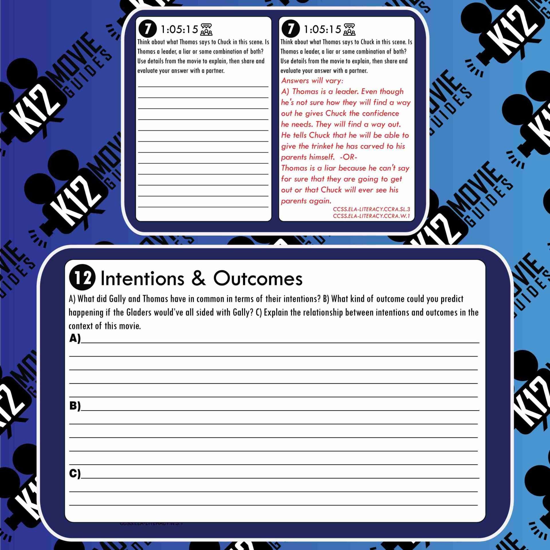 The Maze Runner Movie Guide | Questions | Worksheet (PG13 - 2014) Free Questions