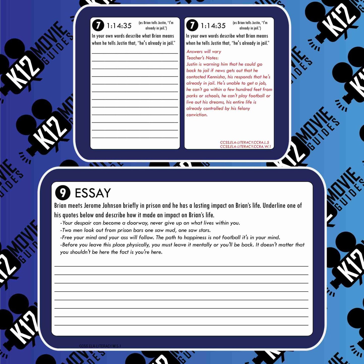 Brian Banks Movie Guide | Worksheet | Questions (PG13 - 2018) Sample