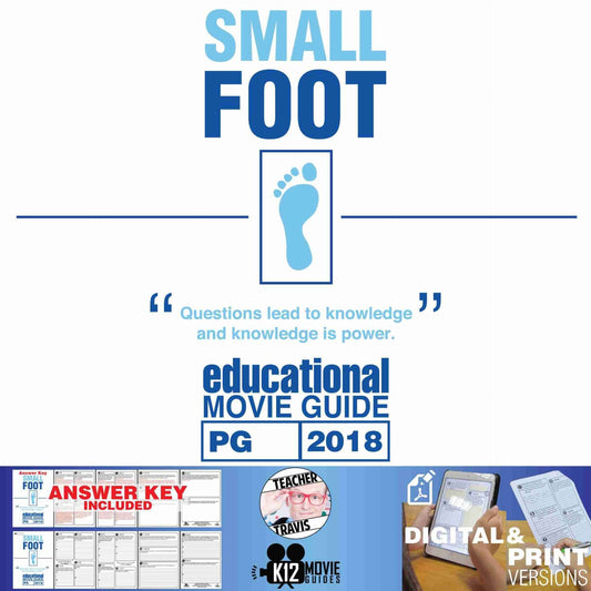 Smallfoot Movie Guide | Questions | Worksheet (PG - 2018) Cover