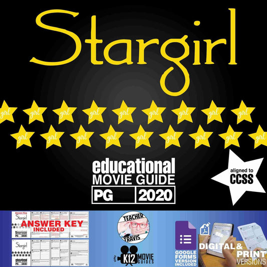 Stargirl Movie Guide | Questions | Worksheet (PG - 2020) Cover