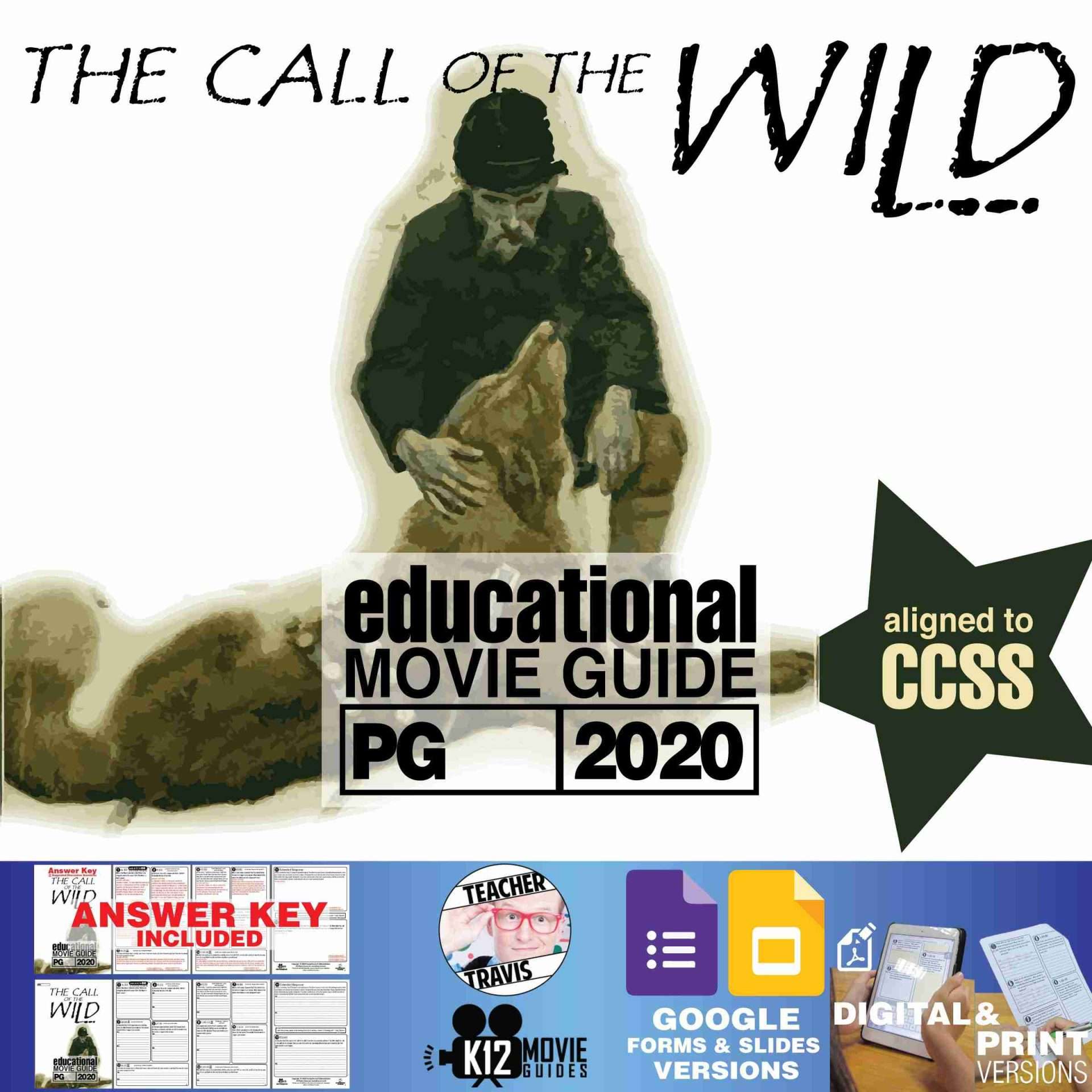 Call of the Wild Movie Guide | Questions | Worksheet | Google Slides (PG - 2020)