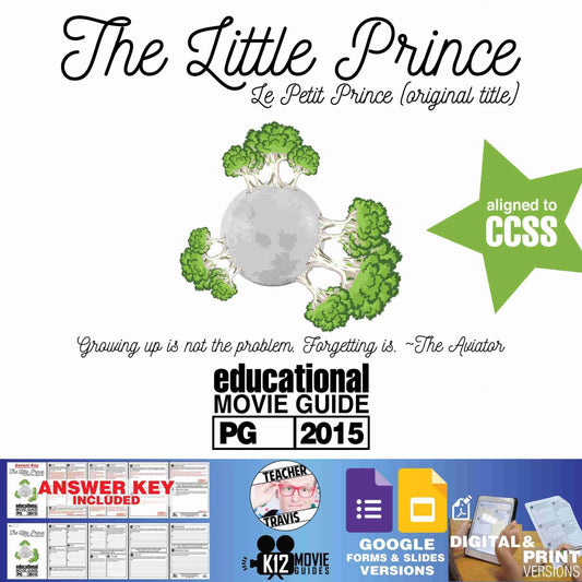 The Little Prince Movie Guide | Questions | Worksheet | Google Slide (PG - 2015)