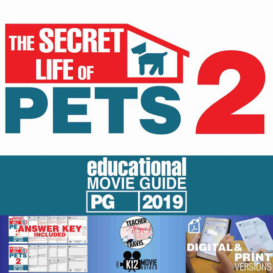 The Secret Life of Pets 2 Movie Guide | Questions | Worksheet (PG - 2019) Cover