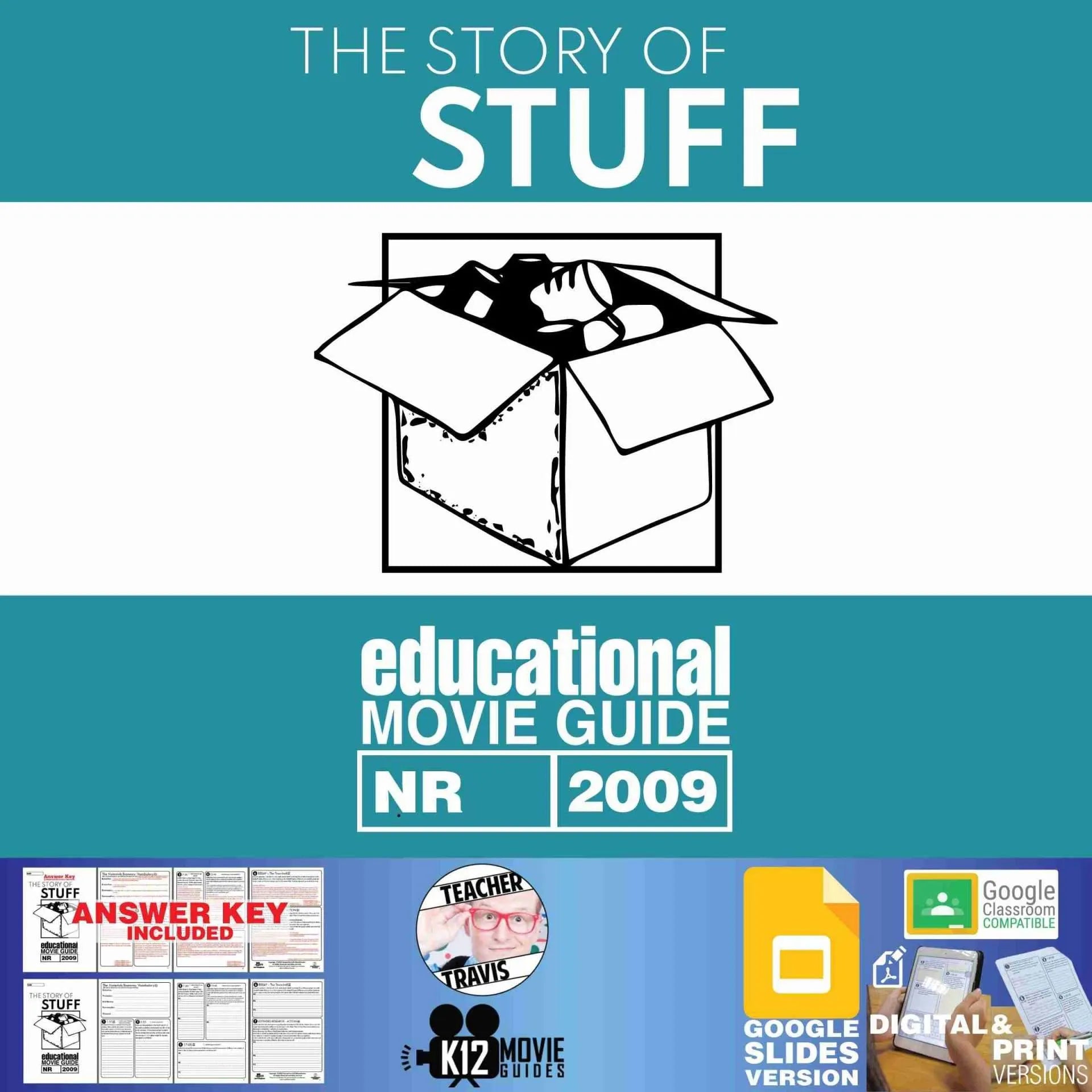 The Story of Stuff Video Guide | Worksheet | Questions (NR - 2009) Cover
