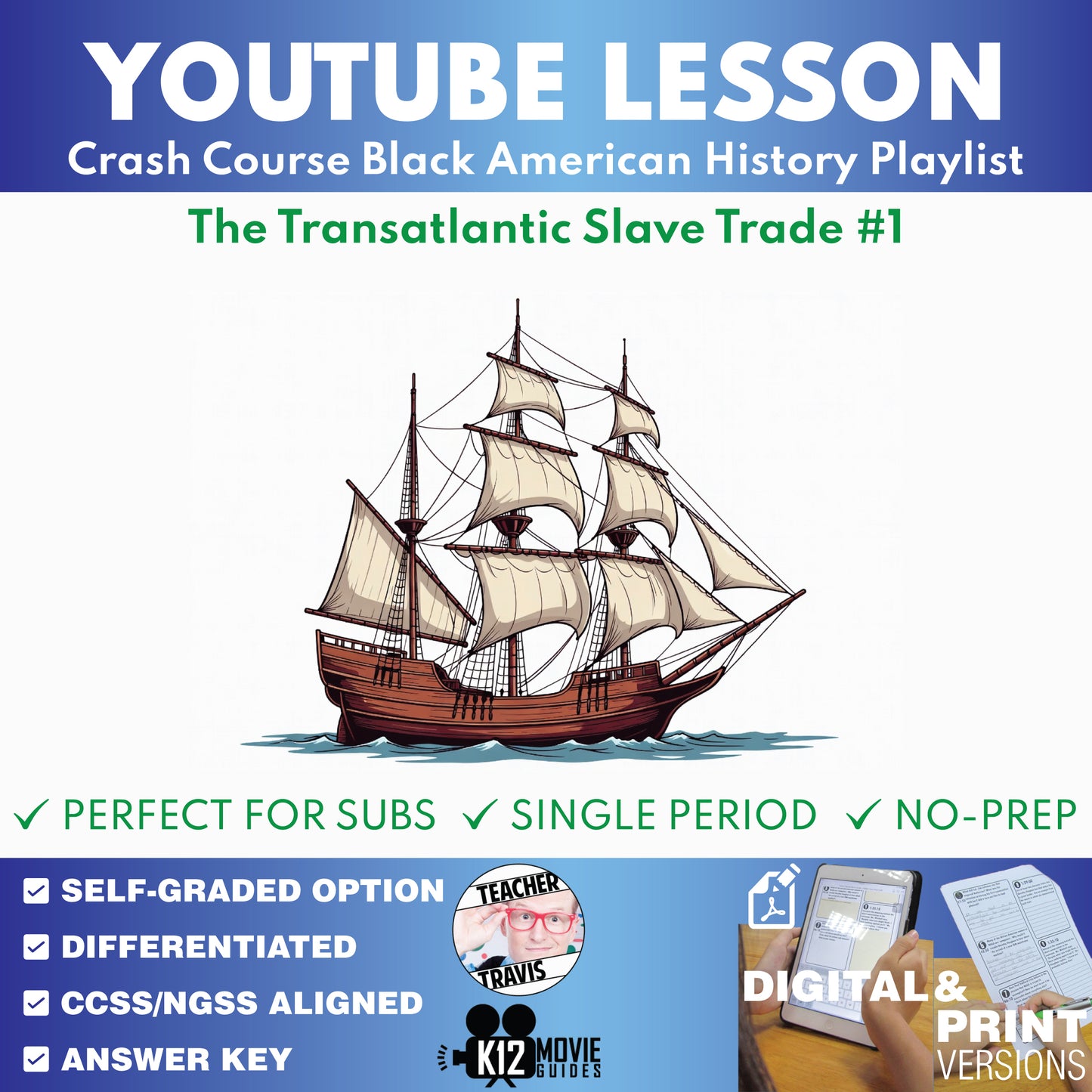 Crash Course - The Transatlantic Slave Trade: Crash Course Black American History #1 - YouTube Video Lesson