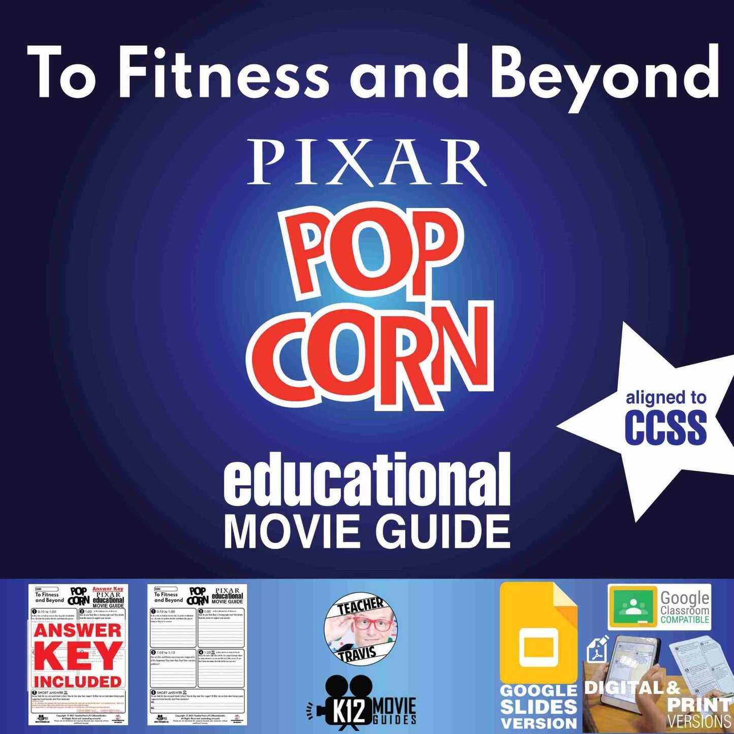 To Fitness and Beyond Pixar Popcorn Short Video Guide (2021)