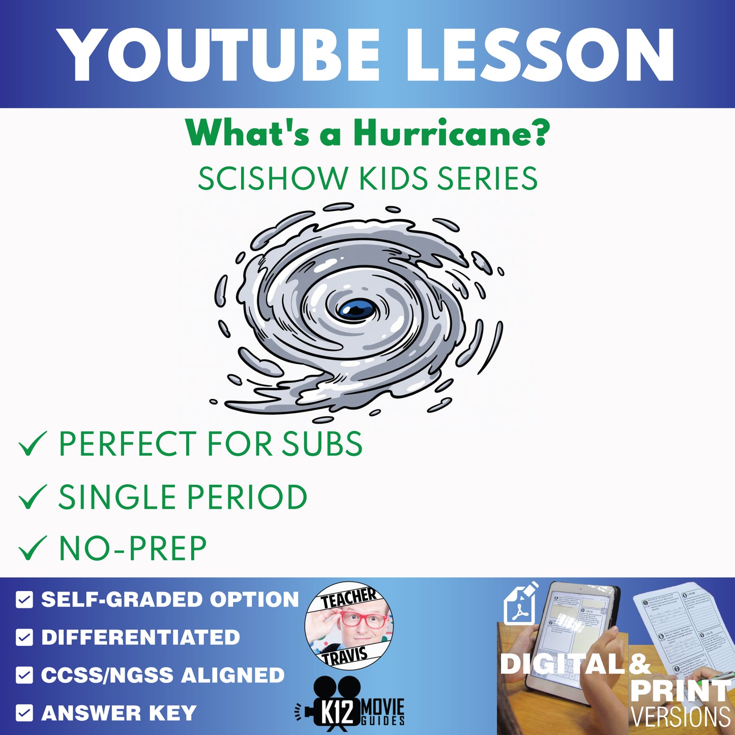 SciShow Kids - What's a Hurricane? - YouTube Video Lesson