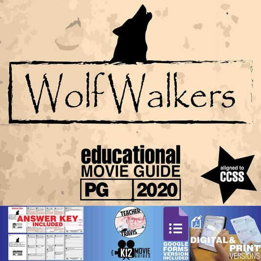 Wolfwalkers Movie Guide | Worksheet | Questions | Google Form (PG - 2020) | Cover