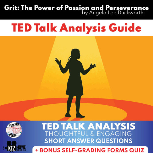 Grit - The Power of Passion and Perseverance TED Talk Analysis Guide