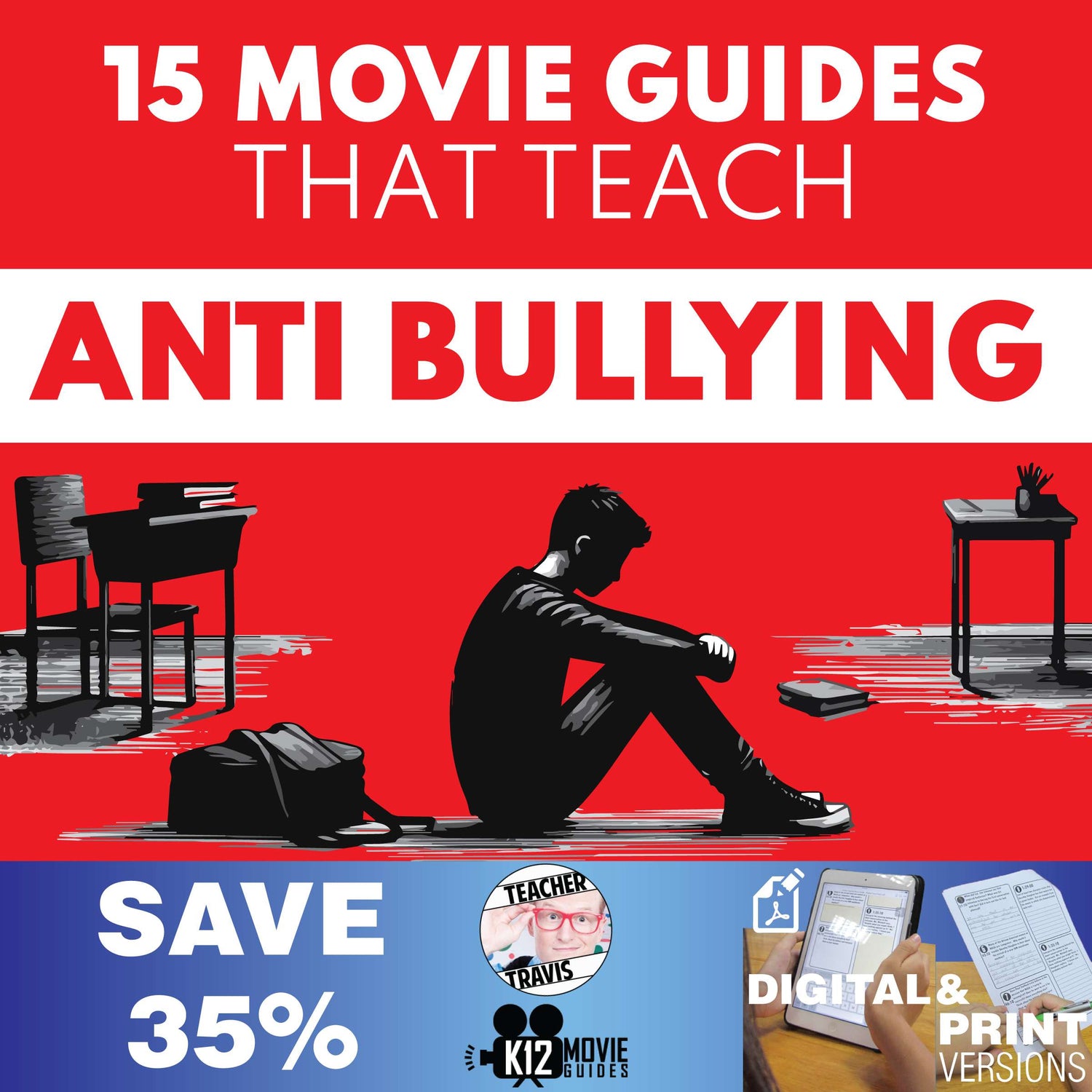 Bullying, Peer Pressure, and Conflict Resolution Movie Guide Collection (15 Films)
