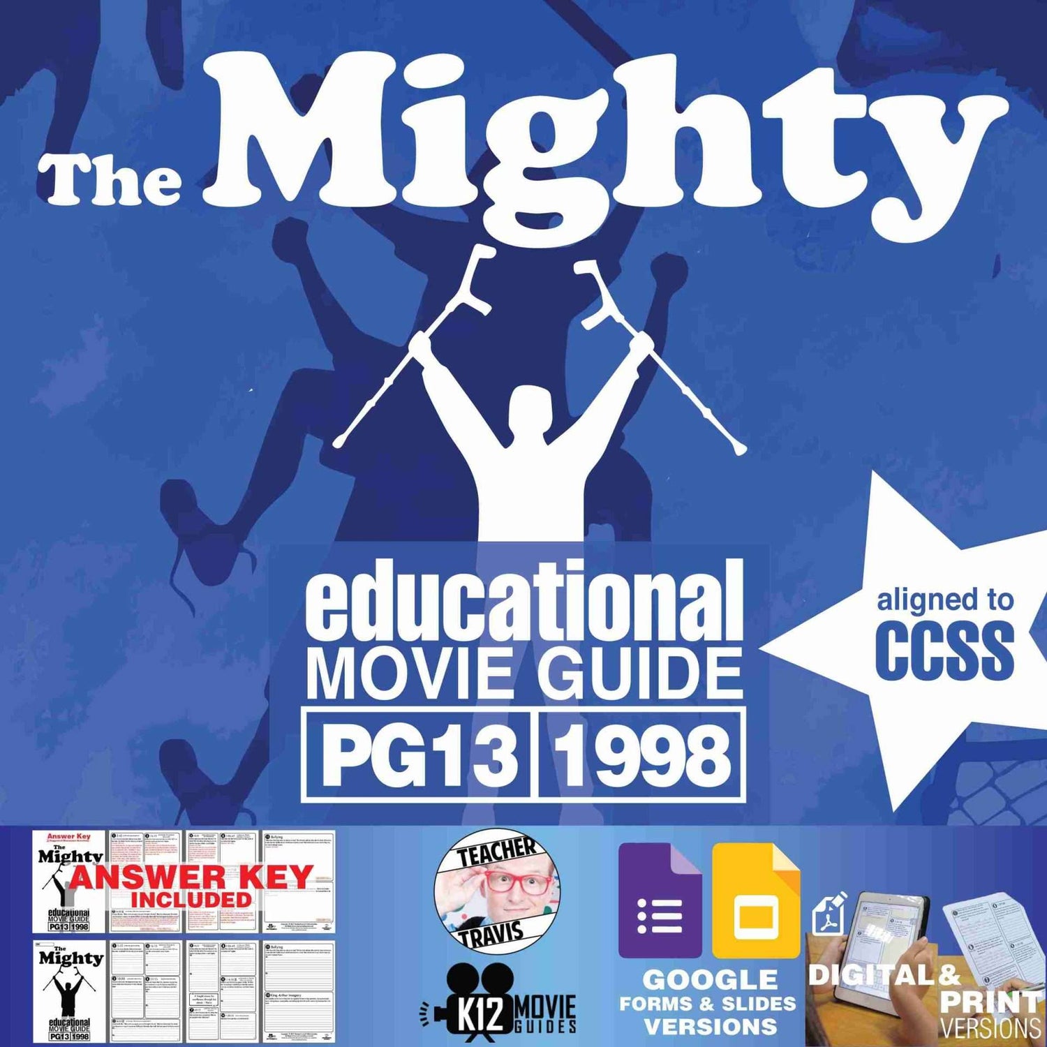 The Mighty Movie Guide | Questions | Worksheet | Google Slides (PG-13 - 1998)