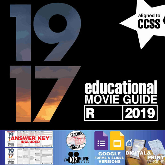 1917 Movie Guide | Questions | Worksheet | Google Slides (R - 2019)