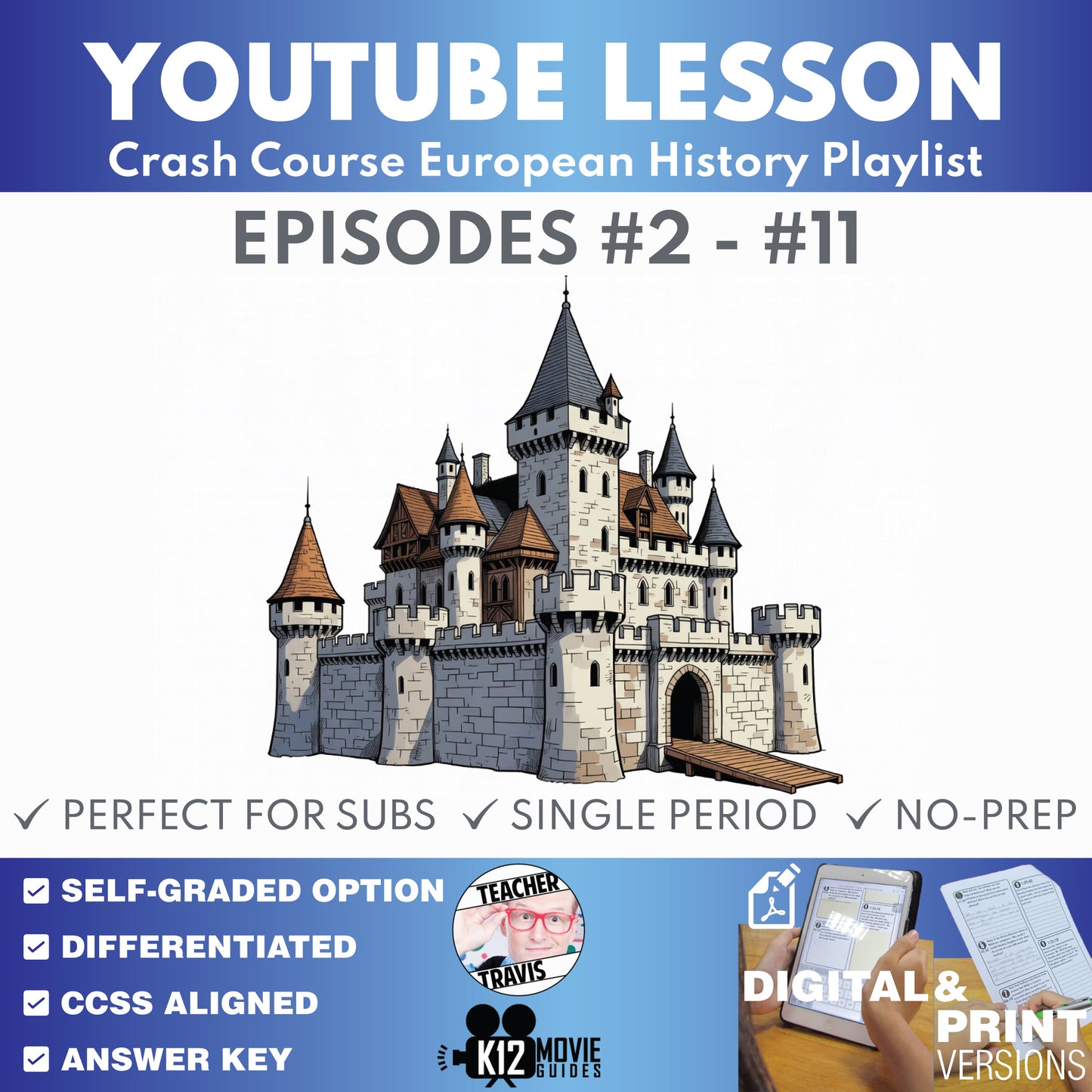 Crash Course European History #2-#11 Video Lesson Set | Renaissance, Reformation & Exploration