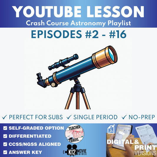 Crash Course Astronomy #2-#16 Video Lesson Set | Solar System & Sky Patterns