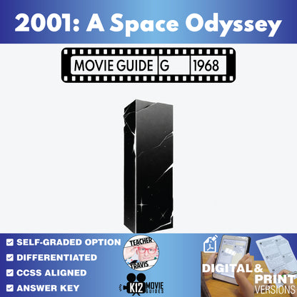 2001: A Space Odyssey Movie Guide Questions & Worksheet