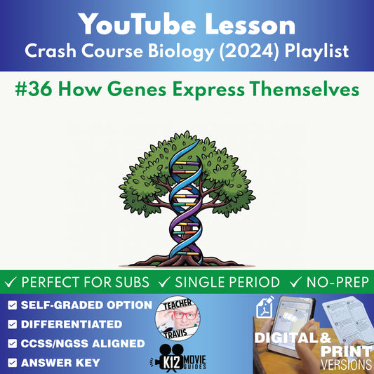 #36 How Genes Express Themselves | Crash Course Biology (2024) YouTube Video Lesson