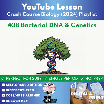 #38 Bacterial DNA & Genetics | Crash Course Biology (2024) YouTube Video Lesson