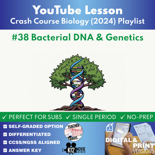 #38 Bacterial DNA & Genetics | Crash Course Biology (2024) YouTube Video Lesson