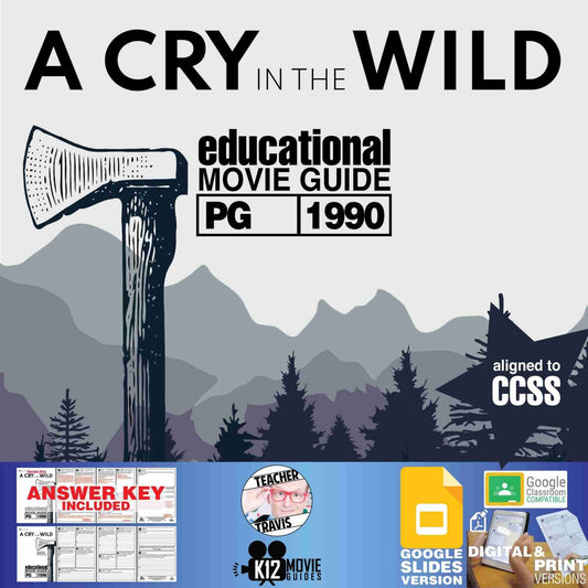 A Cry in the Wild Movie Guide | Questions | Worksheet (PG - 1990) [Hatchet] Cover