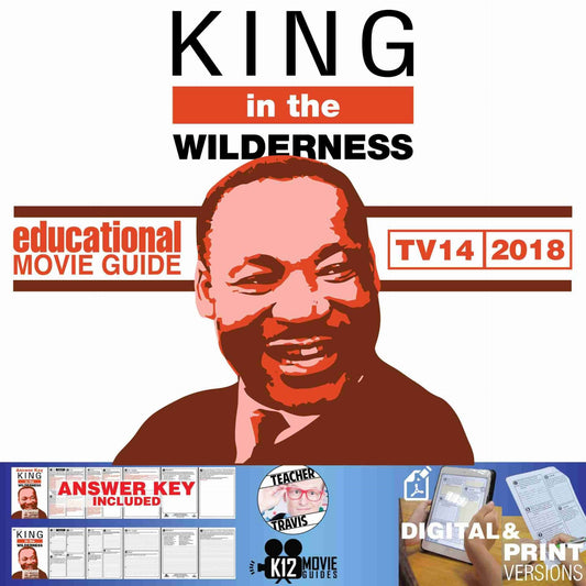 King in the Wilderness Movie Guide | Questions | Worksheet (TV14 - 2018) Cover