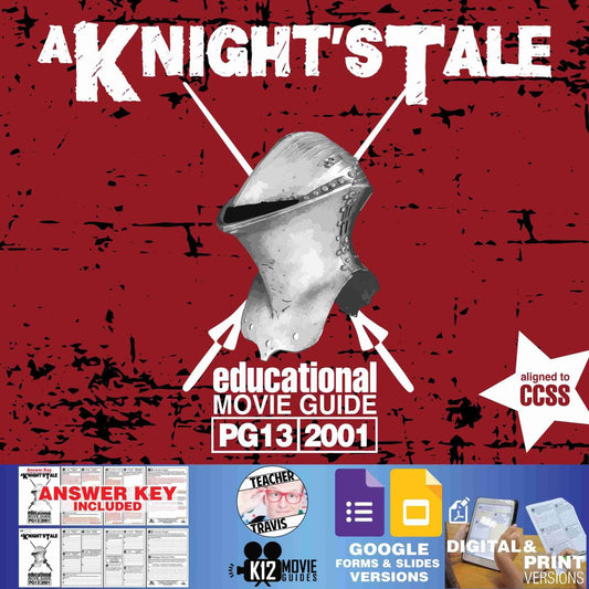 A Knight's Tale Movie Guide | Questions | Worksheet | Google Slide (PG13 - 2001)