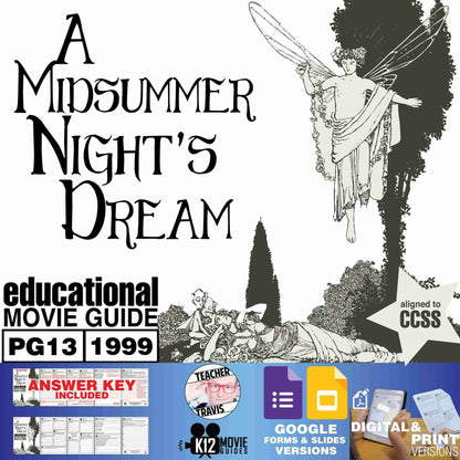 A Midsummer Night's Dream Movie Guide | Questions | Worksheet (PG13 - 1999)