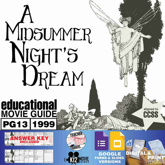 A Midsummer Night's Dream Movie Guide | Questions | Worksheet (PG13 - 1999)