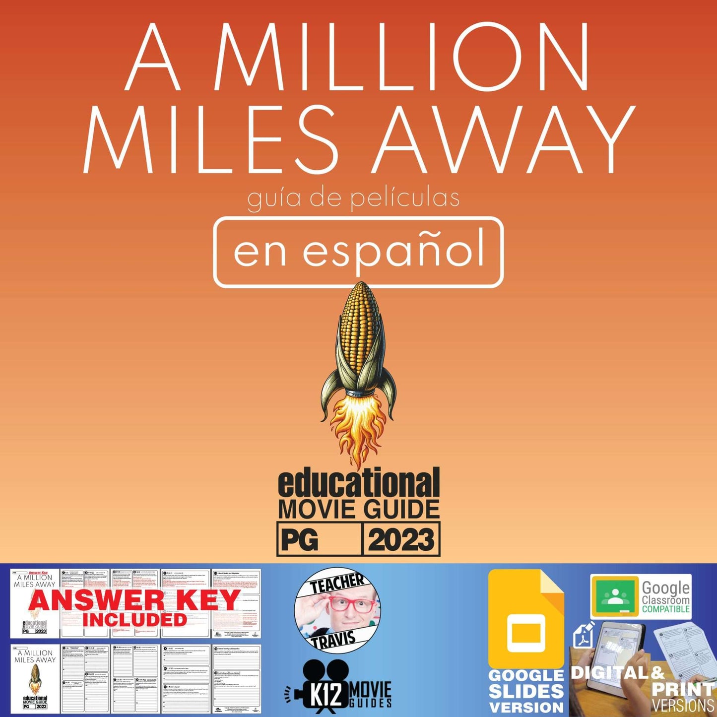 A Million Miles Away Movie Guide in Spanish | Español | Cover