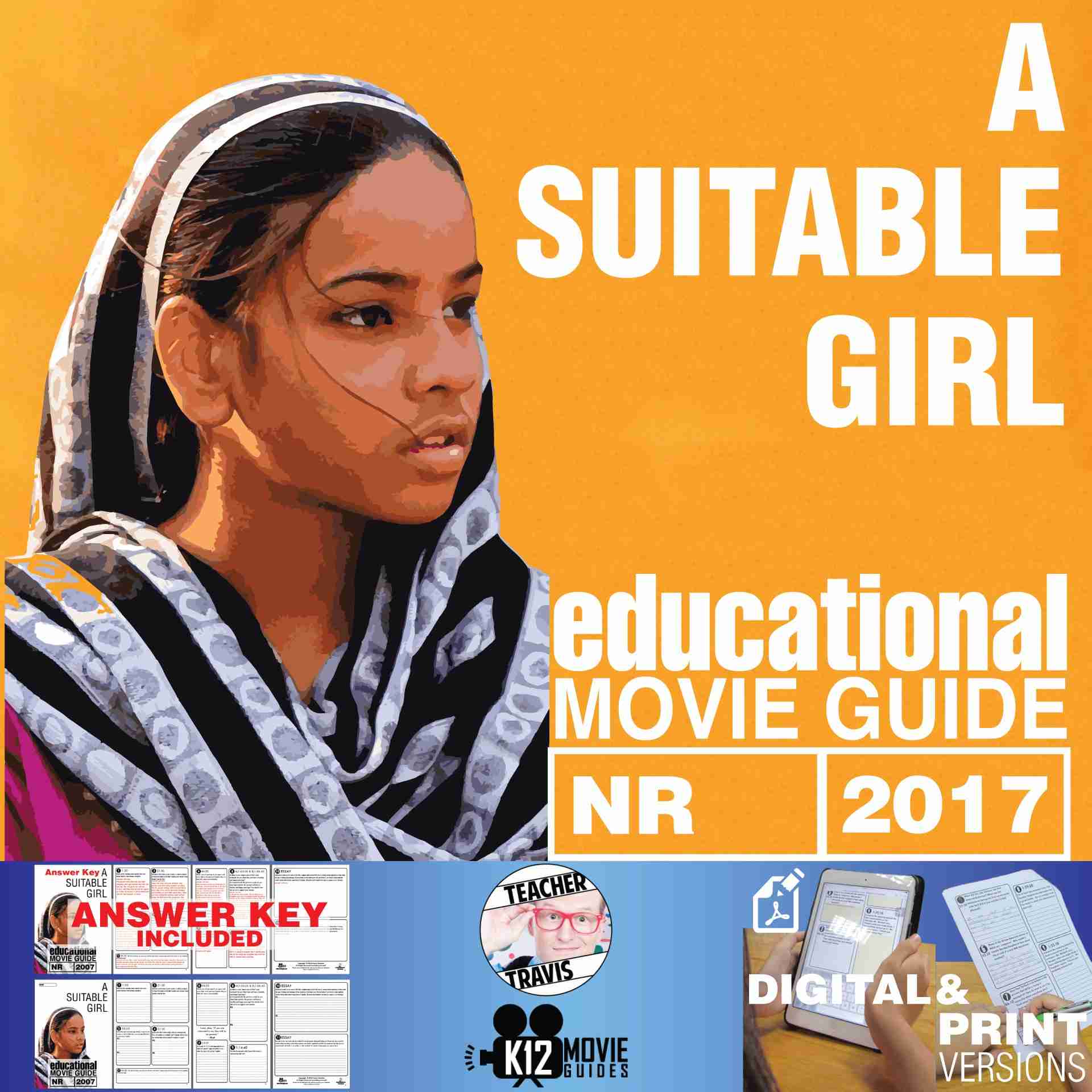 A Suitable Girl Documentary Movie Guide | Questions | Worksheet (2017) Cover