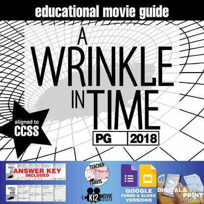 A Wrinkle in Time Movie Guide | Questions | Worksheet | Google Slide (PG - 2018)