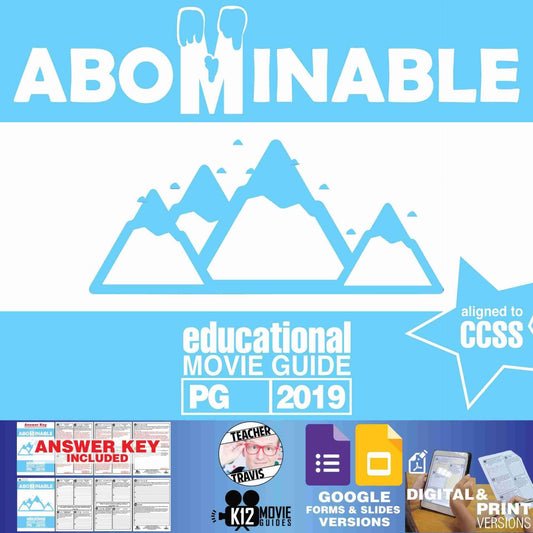 Abominable Movie Guide | Questions | Worksheet | Google Slides (PG - 2019)