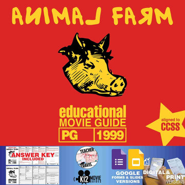 Animal Farm Movie Viewing Guide | Questions | Worksheet | Google Form (PG - 1999)