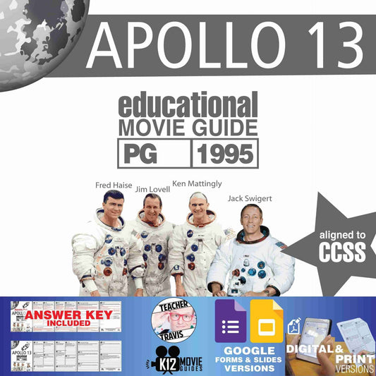 Apollo 13 Movie Guide | Questions | Worksheet | Google Formats (PG - 1995)