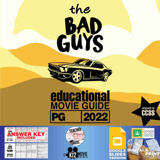 Bad Guys Movie Guide | Worksheet | Questions | Google Slides (PG - 2022)