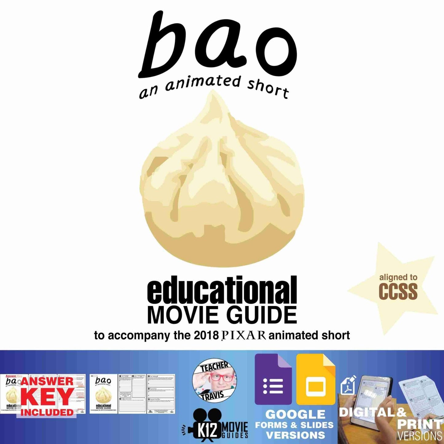 Bao (2018) Pixar Short Video Guide | Questions | Worksheet | Google Formats