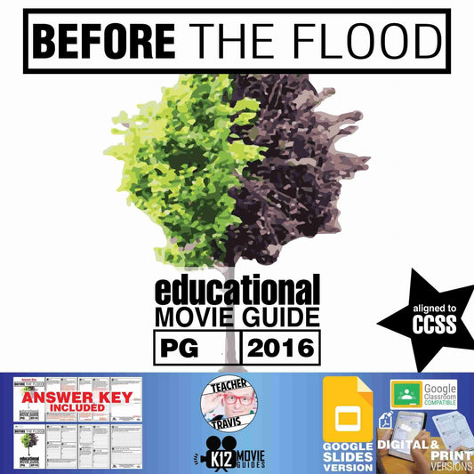 Before the Flood Documentary Movie Guide | Questions | Worksheet (PG - 2016) Cover