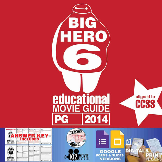 Big Hero 6 Movie Guide | Questions | Worksheet | Google Formats (PG - 2014)