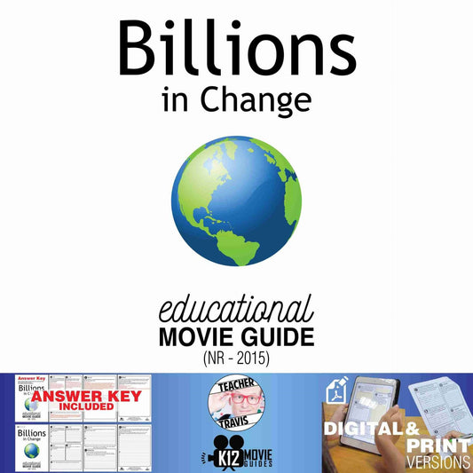 Billions in Change Documentary Movie Guide | Questions | Worksheet (NR - 2015) Cover